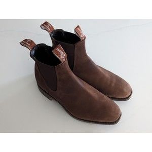 R.M. Williams Comfort Craftsman Chelsea Boots Size 8.5 Unisex Brown